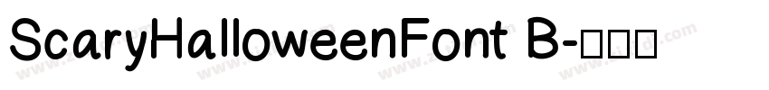 ScaryHalloweenFont B字体转换